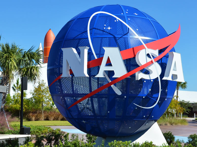 NASA Kugel im Kennedy Space Center in Florida