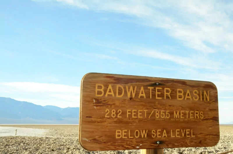 Tiefster Punkt in den USA ist Bad Water
