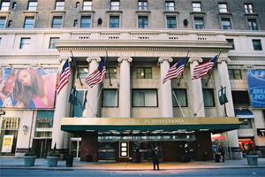 Hotel Pennsylvania für unser 21-jährige in New York