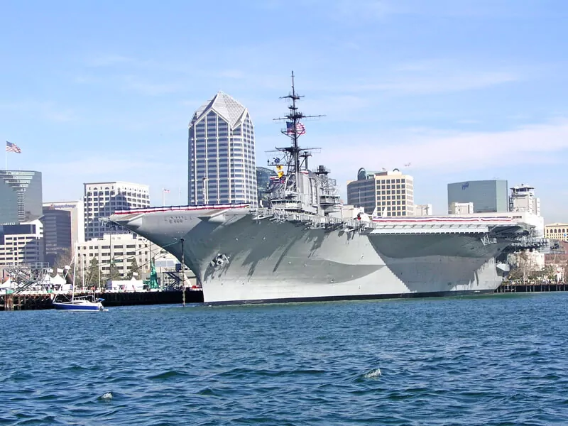 USS Midway Flugzeugträger in San Diego