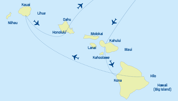 Routenvorschlag für Hawaii Urlaub