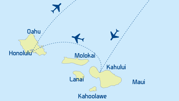 Routenvorschlag für Ihren Urlaub auf Hawaii