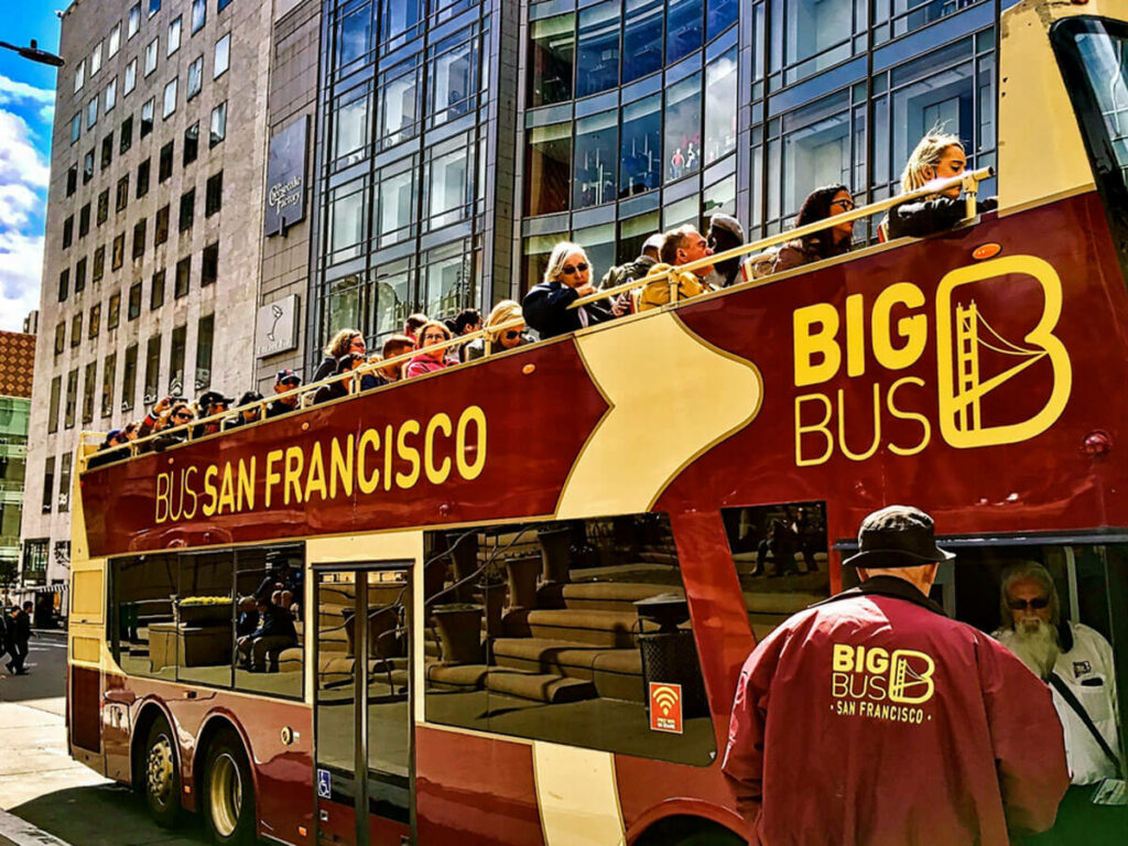 Big Bus Hop-on Hop-off für alle Sehenswürdigkeiten in San Francisco