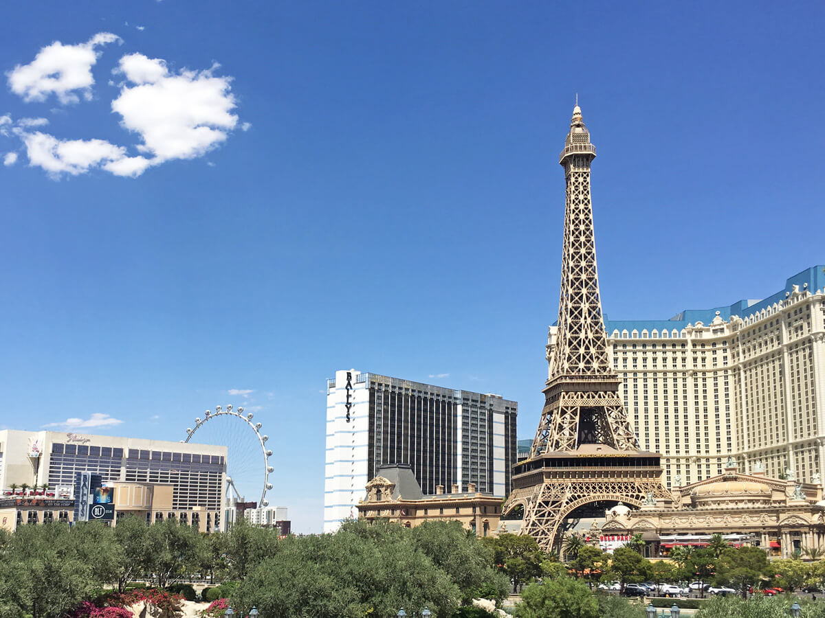 Paris Hotel mit High Roller in Las Vegas