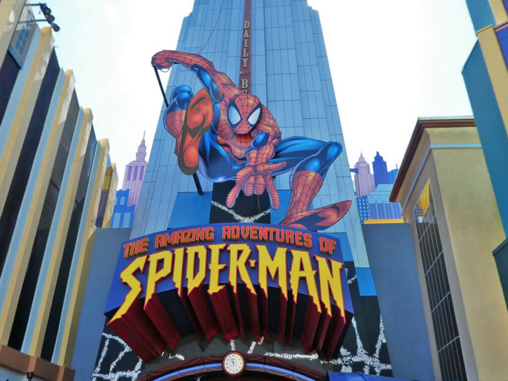 Spider-Man Fahrgeschäft in den Universal Studios Florida