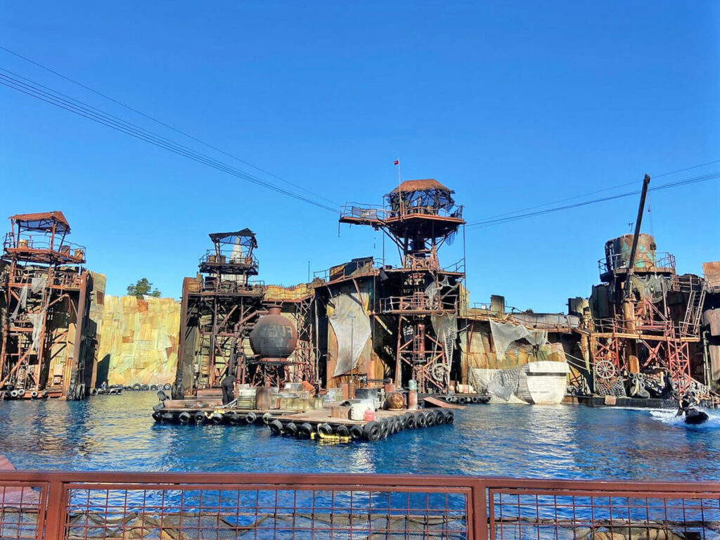 Bühnenbild Waterworld im Universal Studios Hollywood