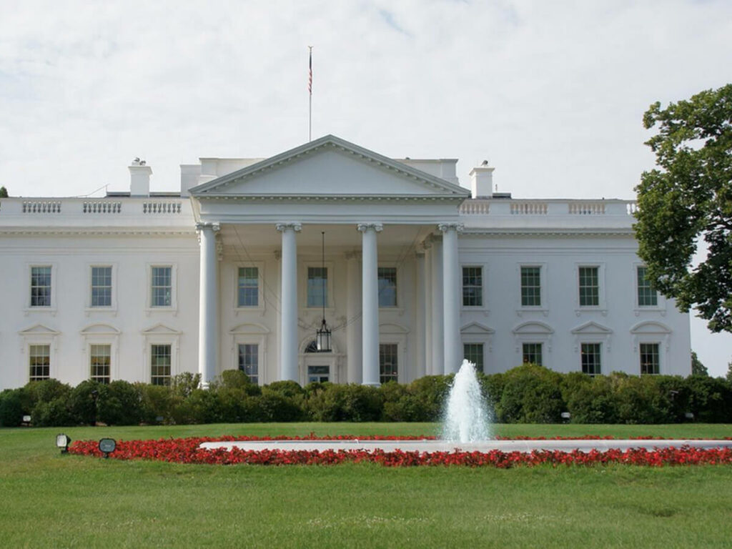 Der Eingangsbereich vom Weißen Haus