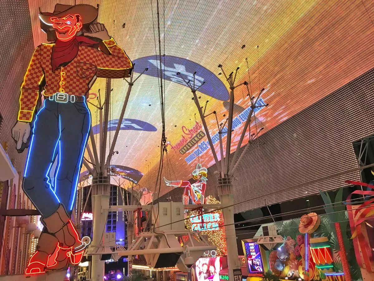 LED Show in Downtown Las Vegas