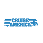 Blaues Cruise America Logo mit klaren Linien und Schriftzug, passend zu Kreuzfahrten und USA-Reisen beim USA-Reisen Experten.
