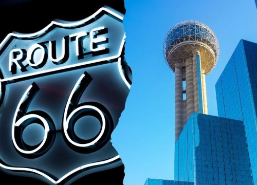 Route 66: Von Chicagos Skyline bis ins Herz von Texas