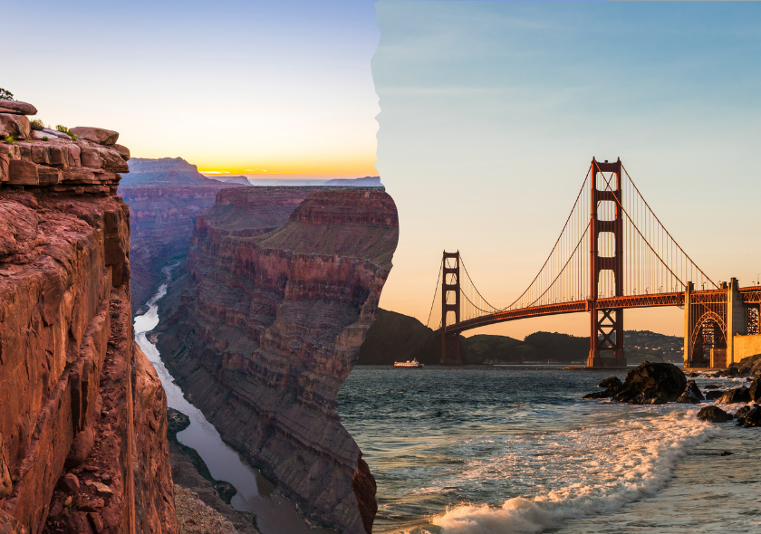 Vom Golden Gate zum Grand Canyon: 14 Tage Westküste USA