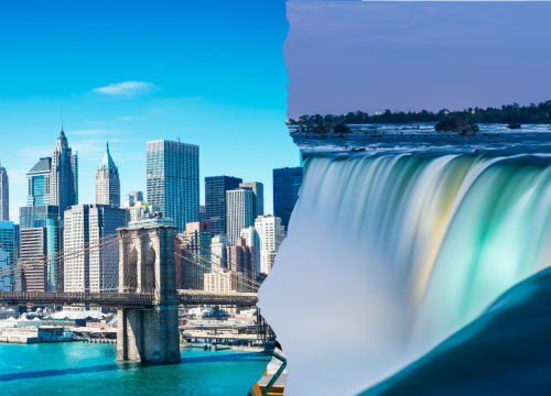 Busrundreise Ostküste USA: Vom Rauschen der Niagarafälle zur Skyline von New York in 8 Tagen