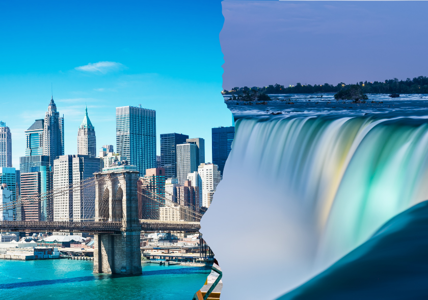Busrundreise Ostküste USA: Vom Rauschen der Niagarafälle zur Skyline von New York in 8 Tagen