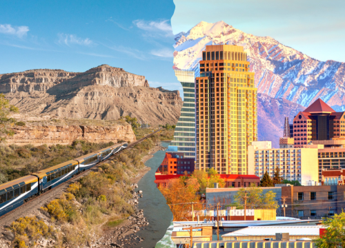 Canyon Spirit Zugreise USA Westen: von Geysiren bis zu den Red Rocks