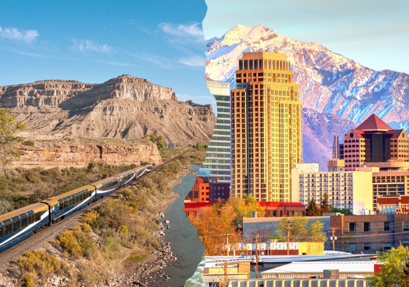 Canyon Spirit Zugreise USA Westen: von Geysiren bis zu den Red Rocks