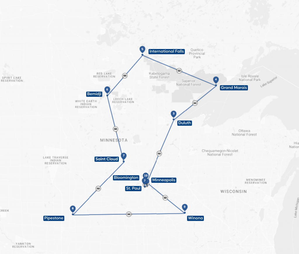 True Heart of America - Minnesota Rundreise True Heart of America - Minnesota Rundreise