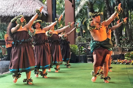 Tanzgruppe in Hawaii