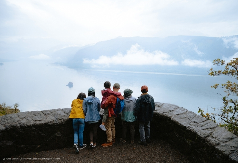 washington-rundreise-galerie-Cape Horn Trail Overlook, near Washougal, Clark County, Southwest Two Worlds. One Journey. Washington & Seattle Rundreise