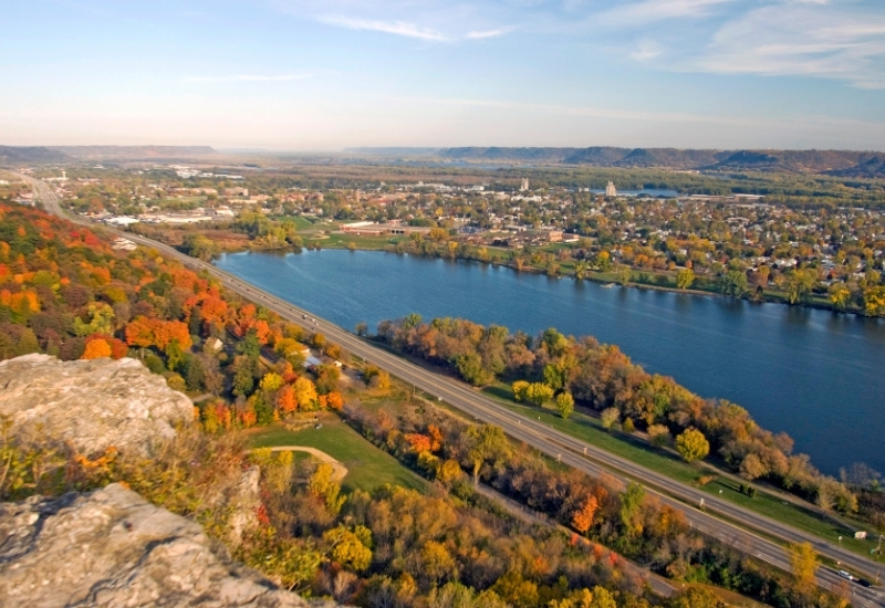winona0116 fall scenes along great river road and in the winona area Minnesota True Heart of America - Minnesota Rundreise